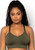 Curvy Couture Women's Luxe Smoothing Seamless Plus Size Bralette, Olive Night, Large Plus