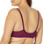 Curvy Couture Women's Tulip Sexy Lace Plus Size Push Up Bra, Purple Velvet, 34DD
