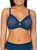 Curvy Couture Women’s Sexy Sheer Mesh Plus Size Full Coverage Bra, Blue Saphire, 38DD