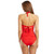 Tommy Bahama Pearl Solids Underwire Tankini Top, Air Kiss Red, Small C-Cup