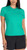 Spyder Active Women's UPF 50+ Ribbed Short Sleeve Tee Shirt, Green, Medium