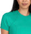 Spyder Active Women's UPF 50+ Ribbed Short Sleeve Tee Shirt, Green, Medium