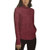 Eddie Bauer Women's Active Funnel Neck Long Sleeve Top, Purple, Large