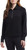 Danskin Women's Luxe Half Zip Pullover Sweater, Black, Medium
