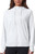 Mondetta Women's Moisture Wicking Lightweight Full Zip Hoodie Jacket, White, 2X-Large
