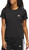 Adidas Women's Short Sleeve Stretch Active Tee Shirt, Black, Medium
