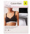 Calvin Klein Women's 2 Pack Wire Free Bralette, Black/White, Medium