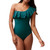 Tommy Bahama Island Sculpt Shoulder One-Piece Swimsuit, Caledon Sea, 10