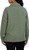 Kirkland Signature Women's Ottoman Half-Zip Ribbed Sweatshirt, Green, Small