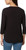 KIRKLAND Signature Women's 3/4 Sleeve Boatneck Slub Tee Shirt, Black, 2X-Large
