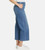 Ella Moss Women's Wide Leg Crop Pant, High Rise, Blue, 12