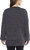 Matty M Women's Chenille Tunic Sweater, Crewneck, Ribbed Cuffs and Hem, Gray, Large