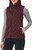 Kirkland Signature Women's Stretch Quilted Active Zip Up Vest, Wine, Small