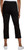 Mario Serrani Comfort Stretch Ladies' Pull-On Capri, Black, X-Large