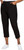 Mario Serrani Comfort Stretch Ladies' Pull-On Capri, Black, X-Small