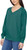 Buffalo David Bitton Women's Super Soft Fleece V-Neck Pullover Sweatshirt, Teal, Small