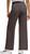 Adidas Women's Wide Leg Pant with Pockets, Brown, Small