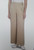 DKNY Women's Front Pleat Lightweight Wide Leg Belted Pants, Tan, 14