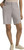 Matty M Women’s Bermuda Stretch Casual Knee Length Shorts, Blue, Large