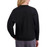 DKNY Women's Long Sleeve Logo Fleece Lined Crewneck Pullover Sweatshirt, Black, Small