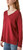 Lucky Brand Women's V-Neck Sweater, Long Sleeves, Pomegranate,Large