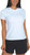 Spyder Active Women's UPF 50+ Ribbed Short Sleeve Tee Shirt, White, Medium