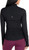Spyder Women's Stretch Long Sleeve Zip Up Yoga Jacket, Black, Large