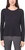 Mondetta Women's Ribbed Long Sleeve Top, Black, X-Large