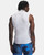 Under Armour Men's Compression Mock Sleeveless, White, Large