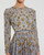 Mac Duggal Embellished High Neck Long Sleeve A Line Gown, Platinum Gold, 12