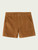 HANG TEN Women's Corduroy Short with Pockets, Brown, 12