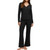 Banana Republic Women's 2-piece Rib Lounge Set, Black, 2X-Large
