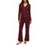 Banana Republic Women's 2-piece Rib Lounge Set, Red, Medium