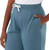 Calvin Klein Women's 2 Pack French Terry Jogger Pant, Blue/Gray, X-Large