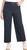 Hilary Radley Women's High Rise Cotton Stretch Wide Leg Pant, Navy, 8
