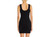 Alexander Wang Women's Mini Tank Dress, Sleeveless, Black, Medium