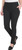 Dalia Women’s Pull On Ponte Pant, Mid Rise, Tummy Control Panel, Black, X-Small