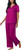 Carole Hochman Midnight Women’s 3-piece Elastic Waistband PJ Set, Pink, Large