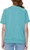 Buffalo David Bitton Women's Effortless Essential Relaxed Fit Shirt, Crystal Teal, Medium