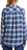 Weatherproof Vintage Women Classic Fit Long Plaid Flannel Shirt, Blue, 2X-Large