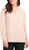 Hilary Radley Women's Long Sleeve Blouse Shirt, Cream Combo, X-Large