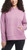 Danskin Women's Long Sleeve Melange Hoodie Pullover, Dusky Orchid Heather, Medium