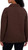 Kirkland Signature Women's Ottoman Half-Zip Ribbed Sweatshirt, Brown, Large