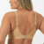 Bali Comfort Revolution Seamless Wirefree Bra, Black/Nude, Medium