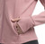 Jockey Women's Satin Stitch Yoga Jacket, Nostalgia Rose, 2X-Large