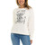 Keith Haring Women's Sweatshirt Graphics Crewneck, Ivory, Small