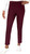 Mario Serrani Women's Textured Pull On Pants, Burgundy, Small