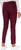Mario Serrani Women's Textured Pull On Pants, Burgundy, Small