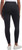 Danskin Women's Brushed Satin Stitch 7/8 Legging, Black, Small