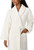 Room Service Women's Cable Knit Cozy Wrap Robe, Ivory, Medium